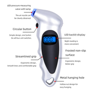 SAFELIFE Digital Tire Pressure Gauge 150PSI