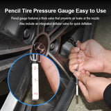 SAFELIFE Pencil Tire Pressure Gauges 10 - 75 PSI